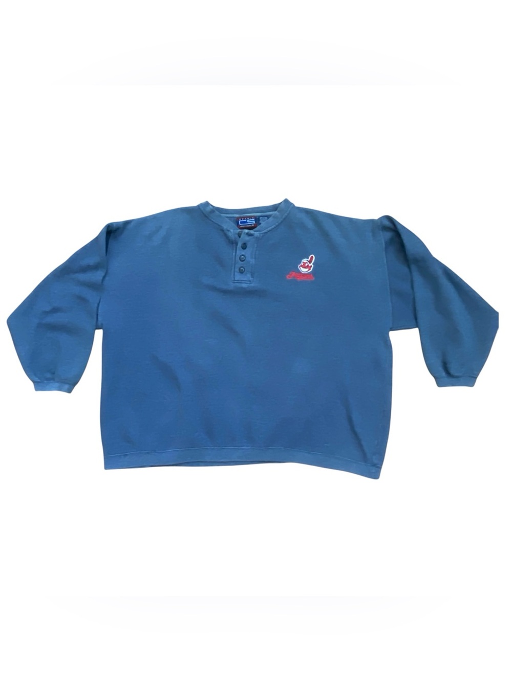 Vintage 1990s Indians Baseball Men’s Oversize Sweatshirt